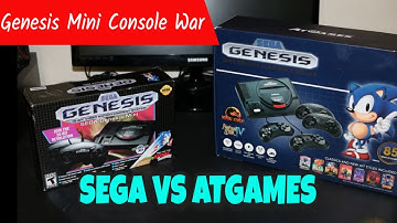 AtGames vs Sega Genesis mini console!