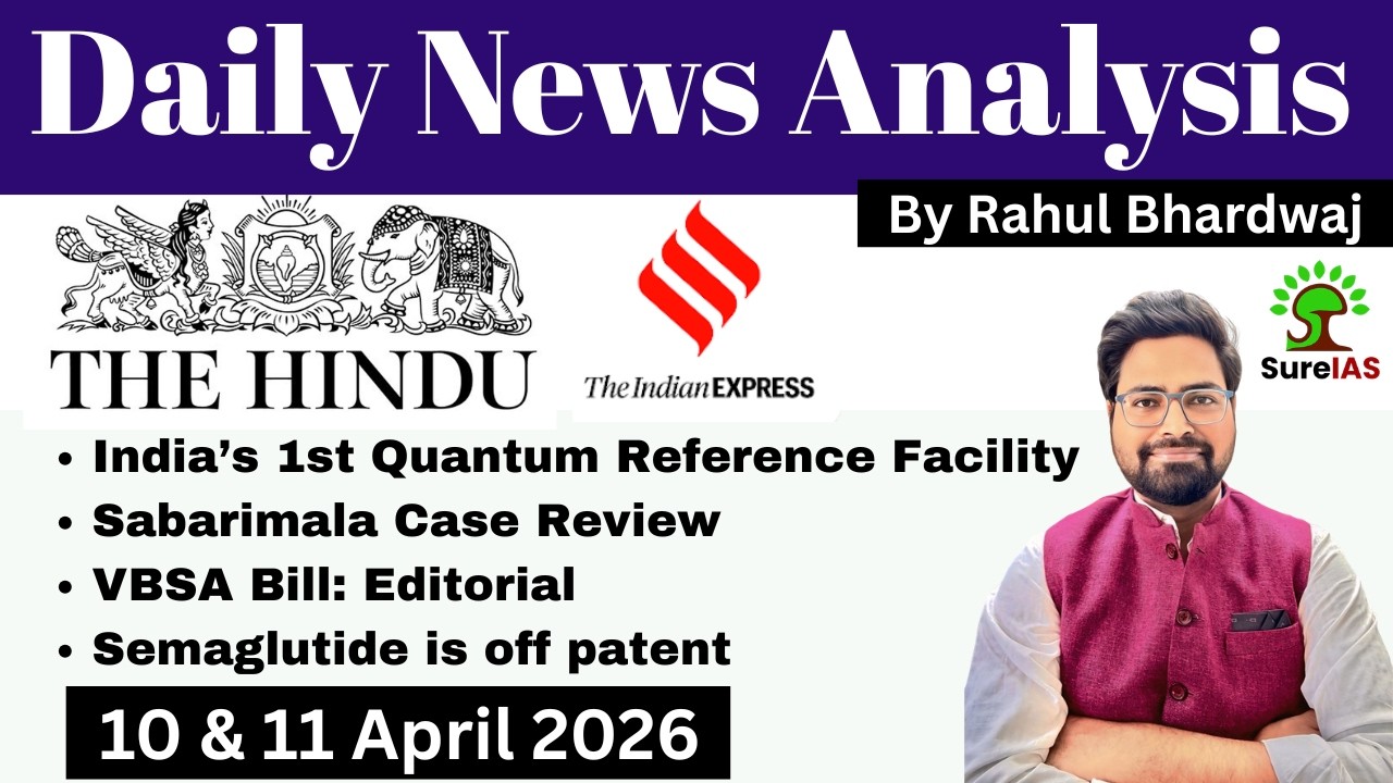 The Hindu & The Indian Express| Daily Current Affairs | UPSC CSE'26 ...