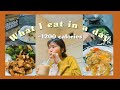 what i eat in a day ~1200 calories | Indonesia