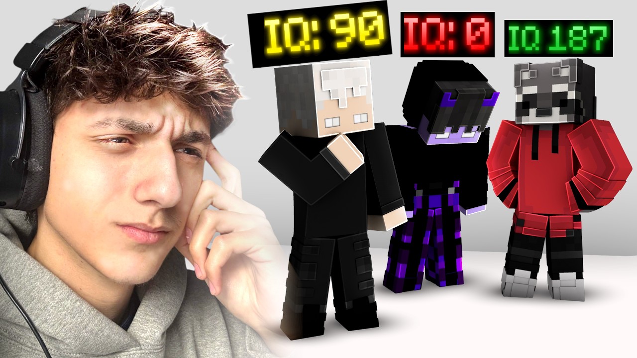 Welcher Minecraft CREATOR hat den HÖCHSTEN IQ ? 🧠🧮 | Minecraft Challenge