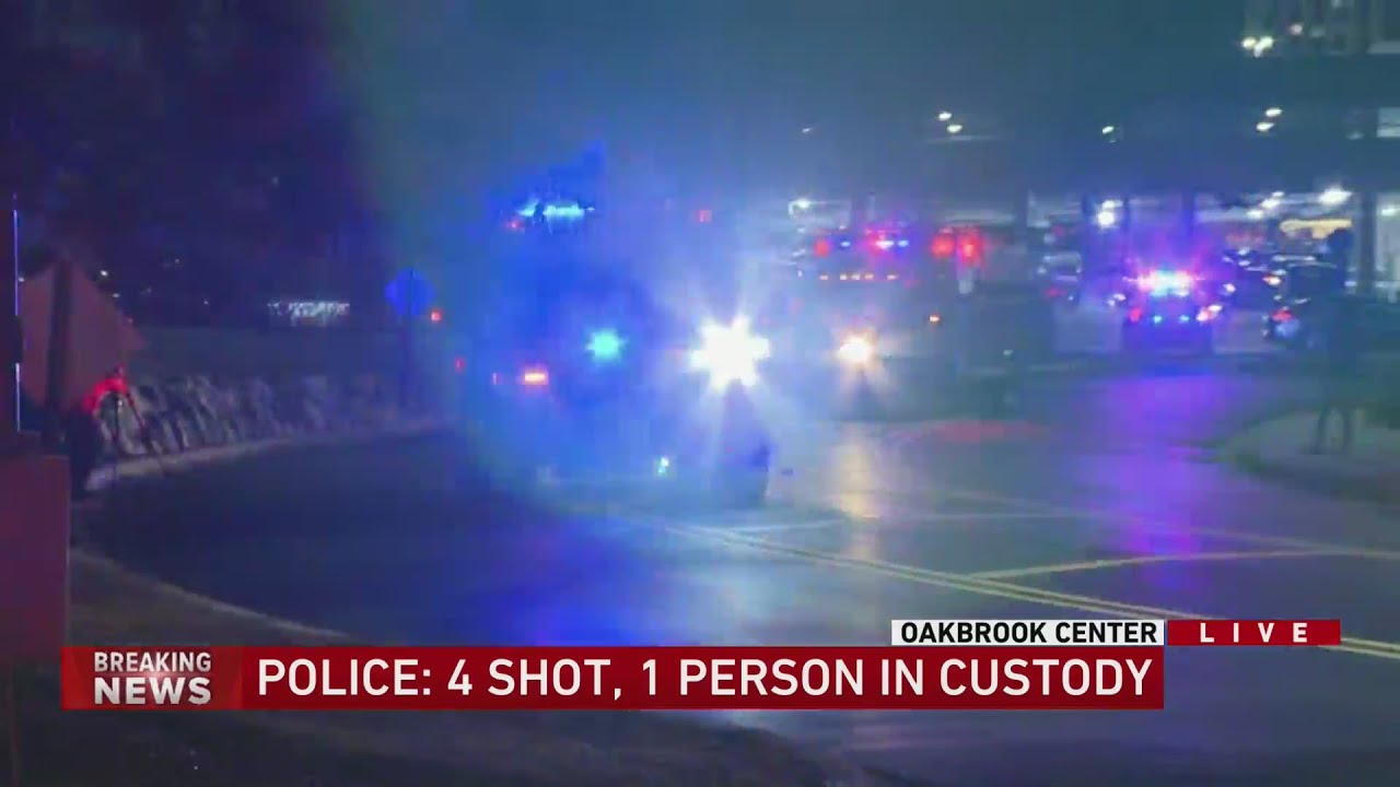 Oakbrook Mall shooting: 4 shot inside Oakbrook Center, 1 in custody ...