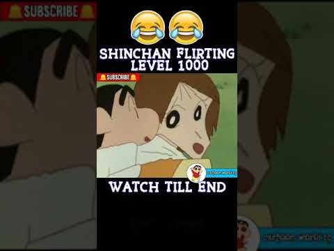 Shinchan flirting level 1000😂🤣😂🤣😂 #SHORTS #shinchan #shinchanshorts #shinchanlovers #funnyvideos