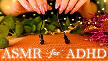 ASMR for ADHD 🧡 Nonstop Tingles Every 10 Seconds! (No Talking) NO MIDROLL ADS!