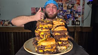 12 OF THE BEST DOUBLE-SLAPBURGERS IN NOLA!? WATCH ME BE THE 1ST TO DEVOUR THIS 11 LB CHALLENGE!!