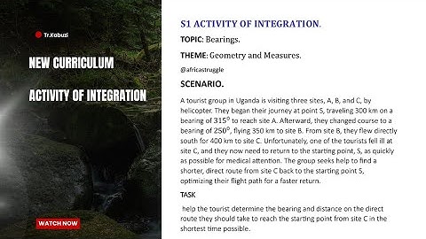 S1 Activity Of Integration solution topic 7.............@africastruggle