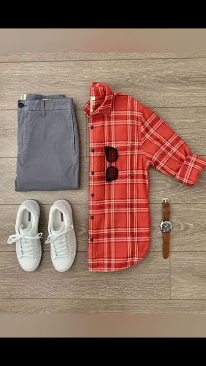 5 MEN CHECK SHIRT FASHION FOR MEN / CHECK SHIRT OUTFITS #menfashionstyle #shorts