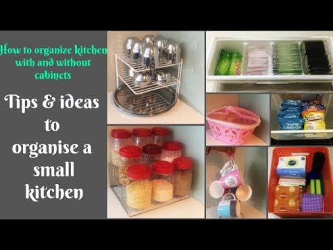Some new ideas to organize a small Indian kitchen | organize kitchen