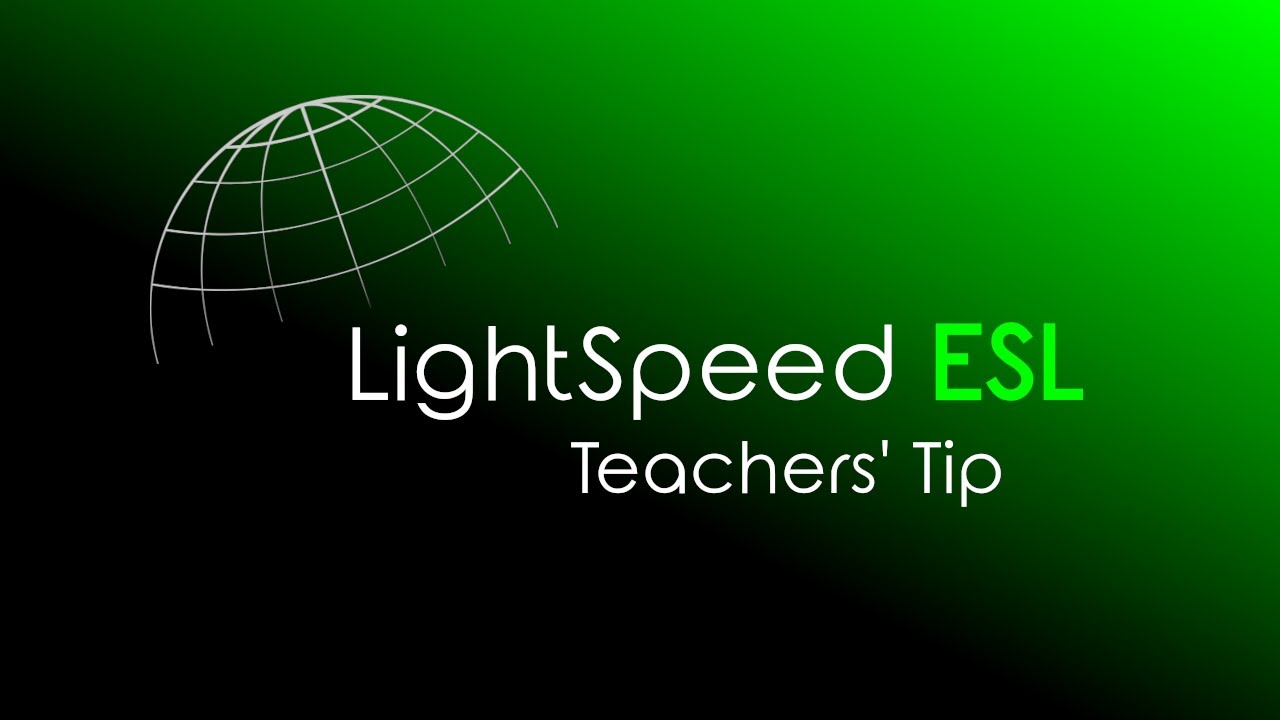 LightSpeed ESL Course - L4 Unit 05 - how does that work - teachers tip