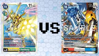 Rapidmon X Antibody vs Omnimon | EX11 | Digimon Card Game