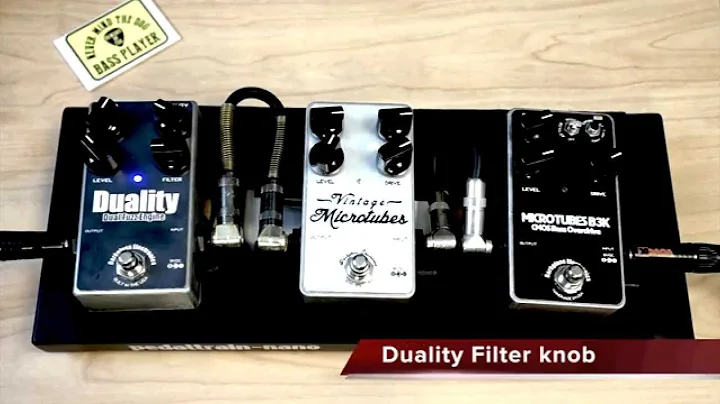 Darkglass Electronics BK3, Duality and Vintage Microtubes pedal demonstration/comparison