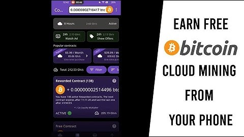 Bitcoin Mining (Crypto Miner) App | Verdien gratis Bitcoin Cloud Mining vanaf je telefoon