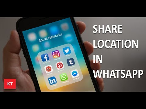 How to share your location on whatsapp (iPhone)