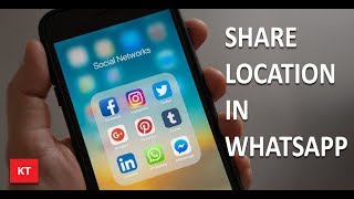 How to share your location on whatsapp (iPhone)