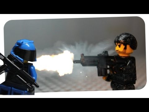 realistic muzzle flash / flare  test  LEGO HD julsier