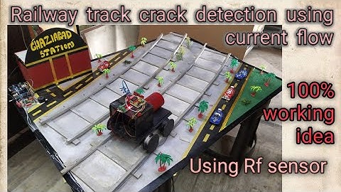 Railway track crack detection using rf module | New way for find track crack detection implementable