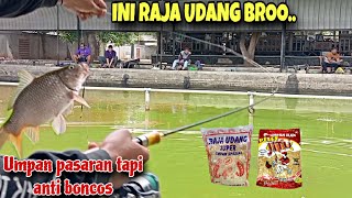Umpan gacor Raja udang & jitu merah Pasaran tapi dijamin anti boncos mancing ikan mas harian lomba