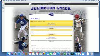 JCB Updating Page Content example   Local Rules screenshot 4