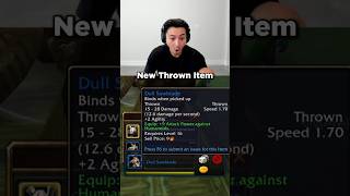 new Rogue item in WoW Forever
