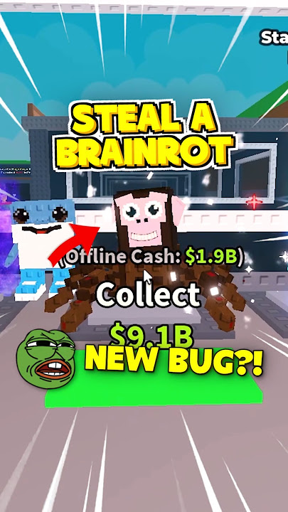 NEW BUG in Steal A Brainrot?! 💀😐 #stealabrainrot #roblox #usa