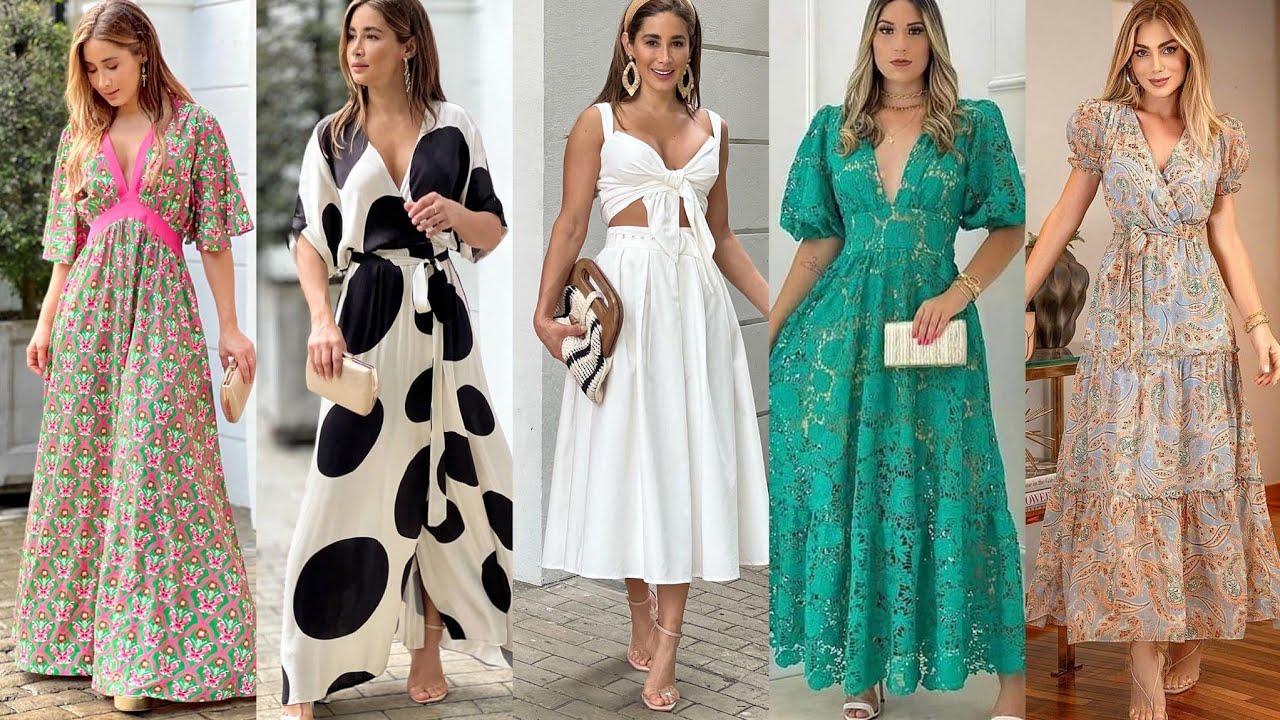 Diseño de vestidos largos de mujer 2022 | Beatifull Elegant Dresses ...