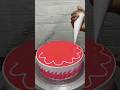 Pink Colour Unique Design Cake Decorating Idea's #reels #pink #birthday #viral #shortsfeed #shorts