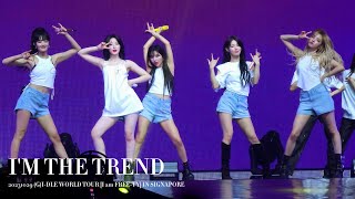 231029 (G)I-DLE (여자)아이들 - I'M THE TREND WORLD TOUR IN SINGAPORE 新加坡 4K FANCAM