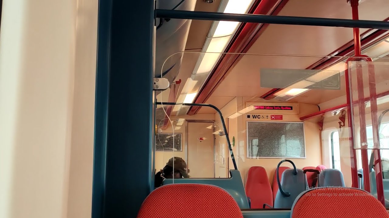 Train Trip From Oriente To Santa Apolonia, Lisbon, Portugal - YouTube