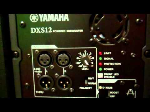 Al's YAMAHA DXS12 powered subwoofer video review