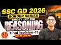 SSC GD Reasoning Class 2026 | SSC GD Reasoning Practice Set 2026 | GD Reasoning by Jitin Sir