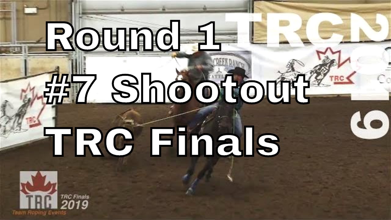 #7 Shootout Round 1, Team Roping Canada Finals - YouTube