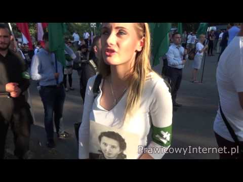 Justyna Helcyk (ONR) o uroczystościach pogrzebowych "Inki" i "Zagończyka"