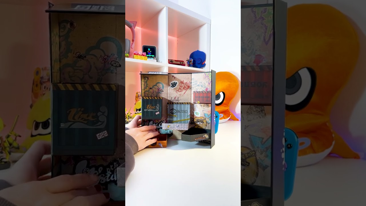 Nintendo - Splatoon SQUID Or OCTO Stationery Box & Stickers🦑