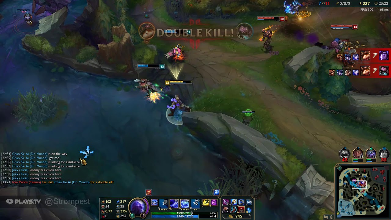 [Challenger Solo Q] Ryze 2v4 Quadra