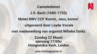Cantatedienst Vanuit De Hooglandse Kerk Te Leiden 1700 Uur