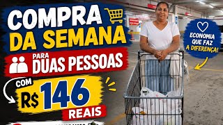 COMPRAS DA SEMANA PARA DUAS PESSOAS 