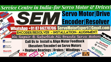 SEM New Servo motor Dealer in Stock buy india stock Encoder Resolver Angle Adjust Align Delhi