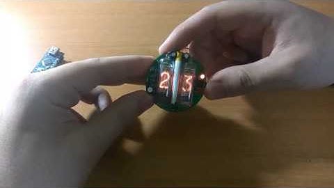 Наручные часы на газоразрядных индикаторах ИН-16 на Arduino