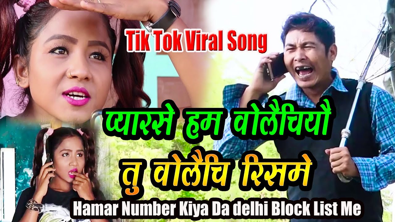 Payar Se Ham Bole Chiyo Tu Bole Chi Ris Me | हमर नमवर किया ददेलहि वलोक लिसट मे | Tiktok Vril  Song