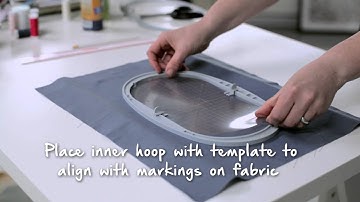 Tutorial on the BERNINA 720 and 770 QE: First steps when embroidering