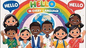 Hello in Every Language 🌍 | LYRICS | Fun Kids Song to Learn Greetings Worldwide