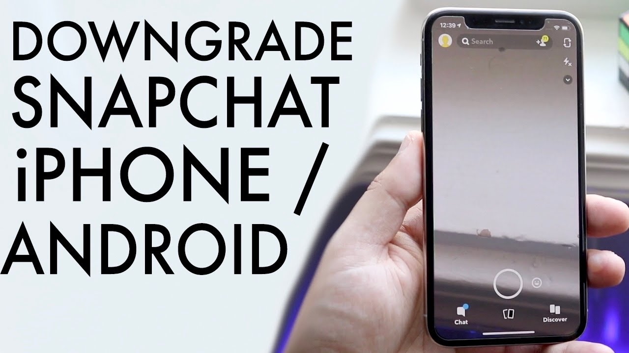 How To Downgrade Snapchat On iPhone & Android!