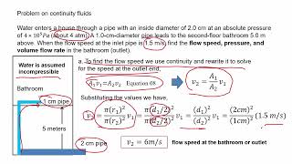 Physics 01 Module 11 Sample problem on Fluid dynamics 05