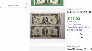Cool Serial Number Pricing: Matching Binary Bills