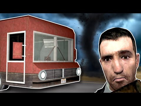 TORNADO Ruins Haunted Bus Trip! - Garry's Mod Gameplay