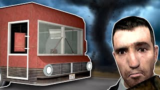 TORNADO Ruins Haunted Bus Trip!  Garry's Mod Gameplay