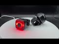 HENMI LED Bicycle Light Set, Stvzo Approved Bicycle Light Front &amp; Rear, IPX5 Unboxing &amp; instructions