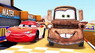 Arabalar Şimşek Mcqueen Hızı Mükemmel Yarışıyoruz (Araba Oyunu)