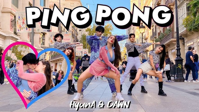 Ping pong - HyunA & Dawn #PingPongChallenge #kpop #hyuna #dawn #BellaC, pingpong