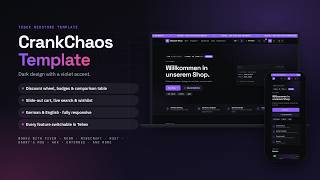 CrankChaos Tebex Template – Dark Webstore Theme with Discount Wheel, Live Search & Cart Drawer