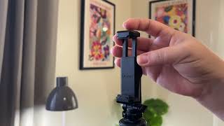 Unboxing and setup of the Eucos 62 inch phone tripod with the ULANZI phone mount adapter
